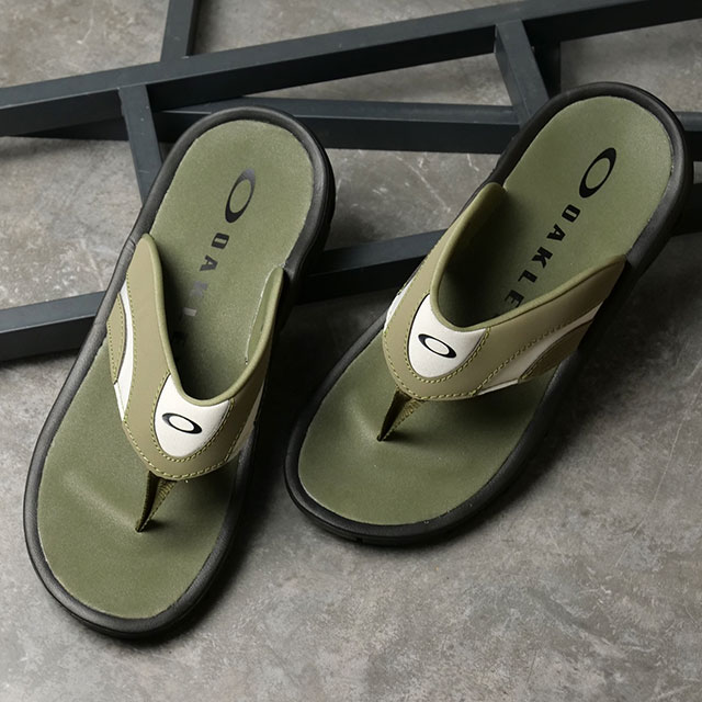 オークリー Oakley メンズ オーコイル サンダル [FOF100418-7CE] O COIL SANDAL 靴 ビーチサンダル トングサンダル カーキグリーン ARMY-GREEN 正規取扱店