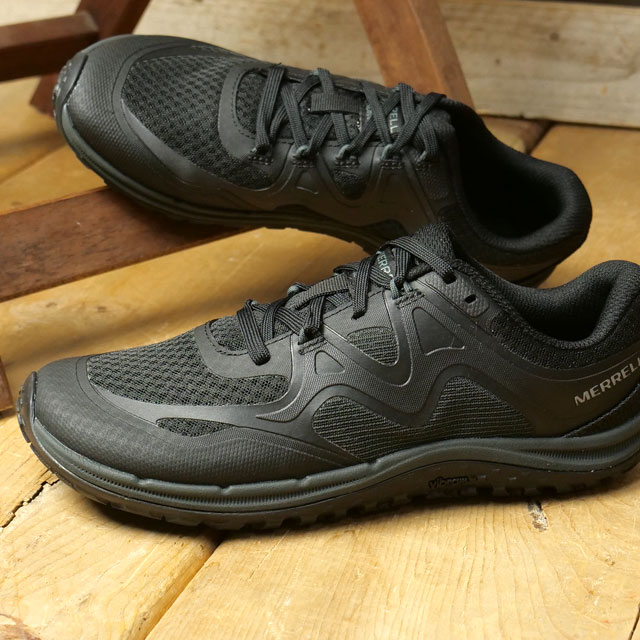 メレル MERRELL レディース トレイル グローブ 8 [J00003293 SS26] W TRAIL GLOVE 8 ベアフットシューズ 裸足感覚 薄底スニーカー アウトドア タウン ブラック 正規取扱店