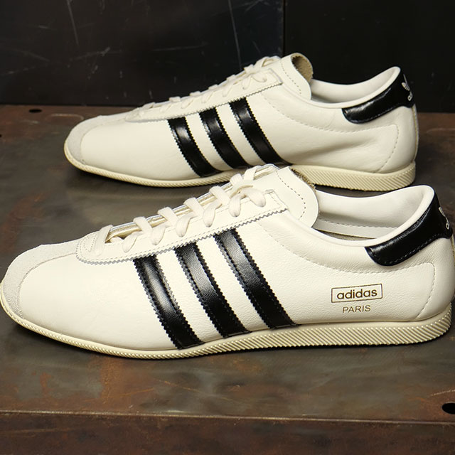 樂天商城 - 【最大100%ポイントバック】adidas Originals アディダス オリジナルス スニーカー レディース パリ ウィメンズ [IH6792 SS26] PARIS W レザー ローカット 白 コアホワイト/コアブラック/クリームホワイト 正規取扱店