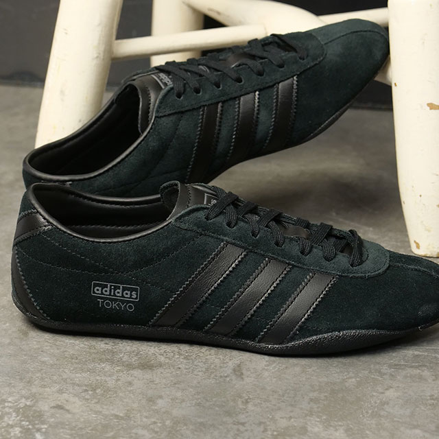 adidas Originals アディダス オリジナルス スニーカー レディース トーキョー ウィメンズ [IH3990 SS26] TOKYO W ローカット 薄底 黒 コアブラック/コアブラック/グレーファイブ 正規取扱店