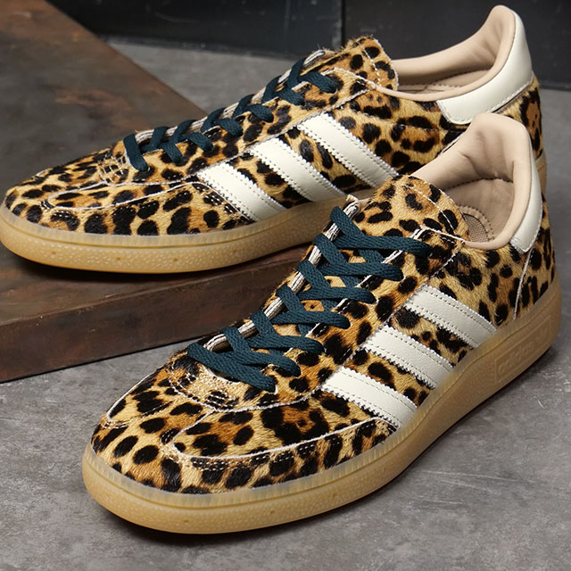 樂天商城 - adidas Originals アディダス オリジナルス スニーカー レディース ハンドボール スペツィアル ウィメンズ [KI6678 SS26] HANDBALL SPEZIAL W ローカット アニマルパターン マジックベージュ/アイボリー/オーロラアイビー 正規取扱店