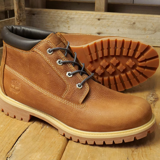 ティンバーランド Timberland ブーツ メンズ ネルソン プレミアム チャッカ ウォータープルーフ [A6DVD-AAD SS26] Nelson Premium Chukka WP 防水 アウトドアシューズ ミドルカット MID LC WATERPROOF CHUKKA ブラウン RUST-FULL-GRAIN-W-DK-GRAY 正規取扱店