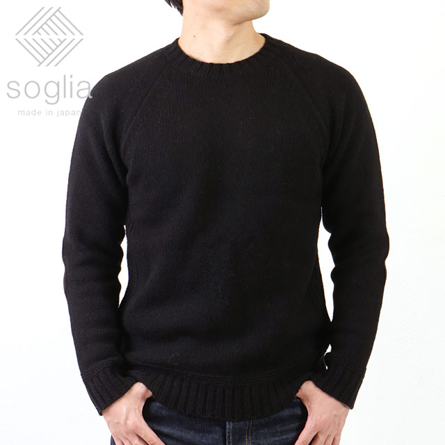 �ں߸˸¤�ۥ��ꥢ Soglia ���ɥΥ� �������� [FW25] LANDNOAH Sweater ��󥺡���ǥ����� �ȥåץ� ���롼�ͥå� �˥å� ����...