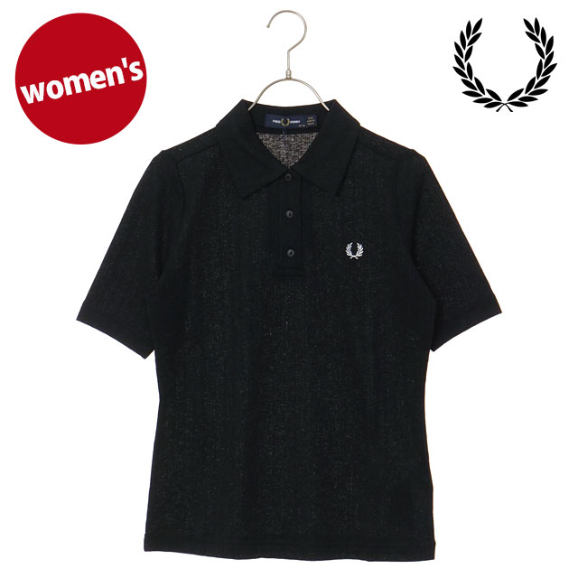 【最大100%ポイントバック】FRED PERRY フレッドペリー レディース シアーリブポロシャツ [G2168-102 SS26] SHEER RIB POLO SHIRT トッ..