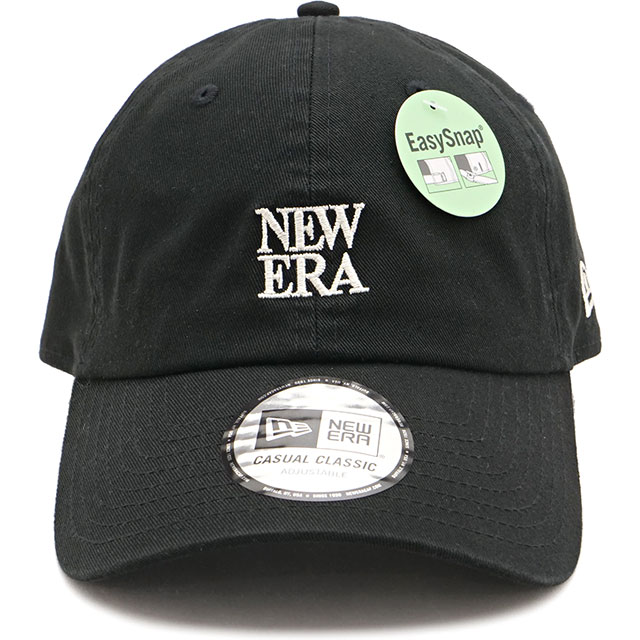 樂天商城 - 【最大100%ポイントバック】ニューエラ キャップ NEW ERA CAP カジュアルクラシック スクエアロゴ [14744729 SS26] Casual Classic SQUARE LOGO メンズ・レディース ユニセックス 帽子 イージースナップ サイズ調整可能 ブラック 正規取扱店