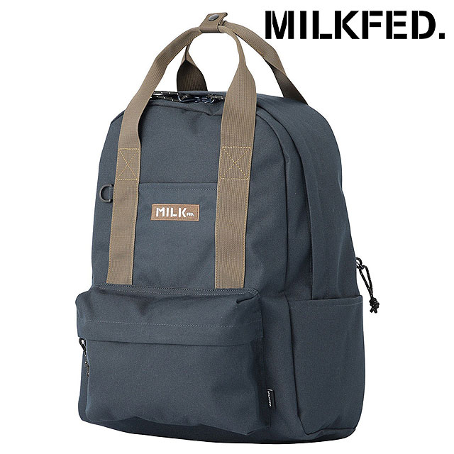樂天商城 - 【最大100%ポイントバック】MILKFED. ミルクフェド リュック BFFバックパック [103261053004 SS26] BFF BACKPACK メンズ・レディース ユニセックス 鞄 デイパック 通学 ネイビー NAVY 正規取扱店