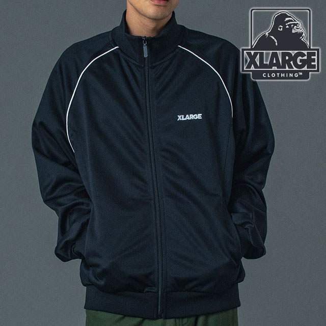 樂天商城 - 【最大100%ポイントバック】XLARGE エクストララージ メンズ OG トラックジャケット [101261021009 SS26] OG TRACK JACKET トップス ジャージ 黒 BLACK 正規取扱店