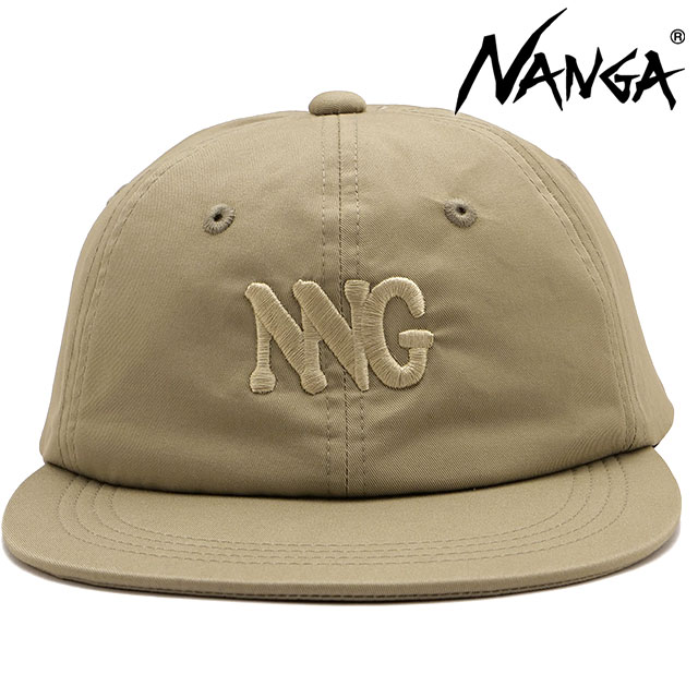 樂天商城 - 【最大100%ポイントバック】NANGA ナンガ コットンツイル NNGロゴキャップ [N2600-3A066A SS26] COTTON TWILL NNG LOGO CAP メンズ・レディース ユニセックス 帽子 フリーサイズ アウトドア ベージュ BEG 正規取扱店