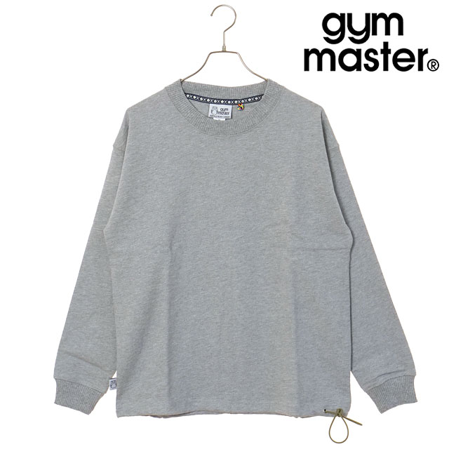 樂天商城 - 【最大100%ポイントバック】GYM MASTER ジムマスター メンズ ブロックインレービッグロンTee [G433749-03 SS26] トップス カットソー 長袖Tシャツ グレー 杢グレー 正規取扱店