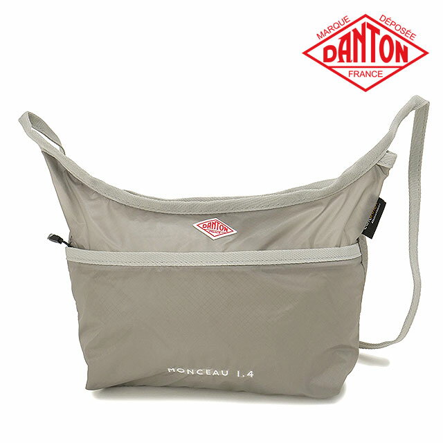 樂天商城 - 【最大100%ポイントバック】DANTON ダントン コーデュラナイロンリップストップサコッシュ モンソー [MONCEAU 1.4 SS26] 1.4L CORDURA NYLON RIPSTOP SACOCHE メンズ・レディース ユニセックス 鞄 サコッシュバッグ グレー GREY（WHITE） 正規取扱店