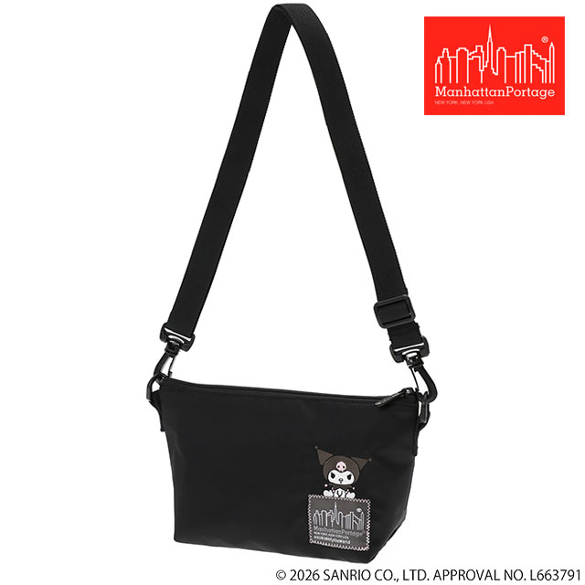 樂天商城 - コラボ Manhattan Portage マンハッタンポーテージ ズコッティクラッチバッグ クロミ [MP6020NTWLBKRM SS26] ZUCCOTTI CLUTCH FLIGHT NYLON BACKING KUROMI メンズ・レディース ユニセックス 鞄 ショルダーバッグ サンリオ 黒 Black 正規取扱店