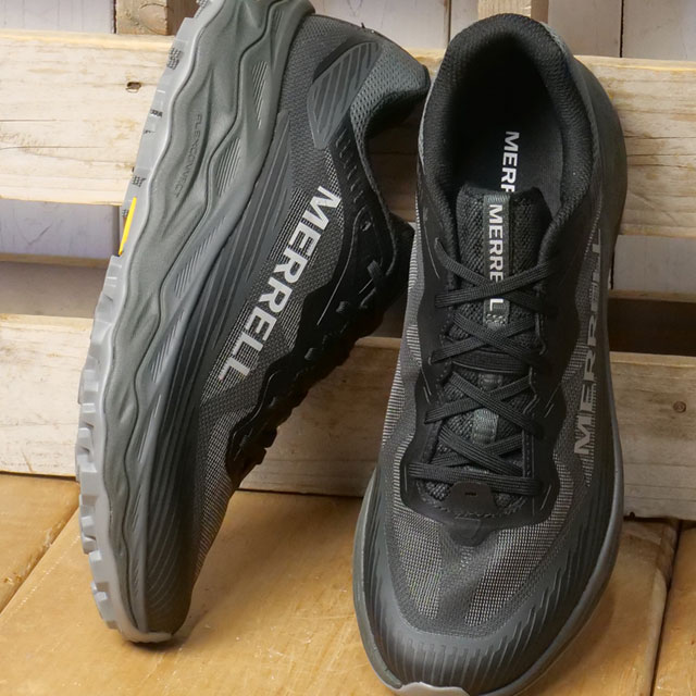 【最大100%ポイントバック】メレル MERRELL スニーカー メンズ アジリティー ピーク 6 [J00003309 SS26] M AGILITY PEAK 6 トレイルランニングシューズ ビブラム メガグリップソール アウトドア タウン ブラック 正規取扱店