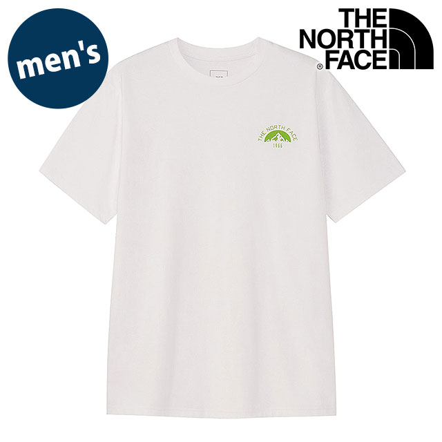 樂天商城 - 【最大100%ポイントバック】THE NORTH FACE ザ・ノース・フェイス Tシャツ メンズ ショートスリーブイーエスマウンテンロゴティー [NT32686-W SS26] S/S ES Mountain Logo Tee ユニセックス トップス 半袖 パフォーマンスウェア 白 ホワイト 【メール便可】 正規取扱店