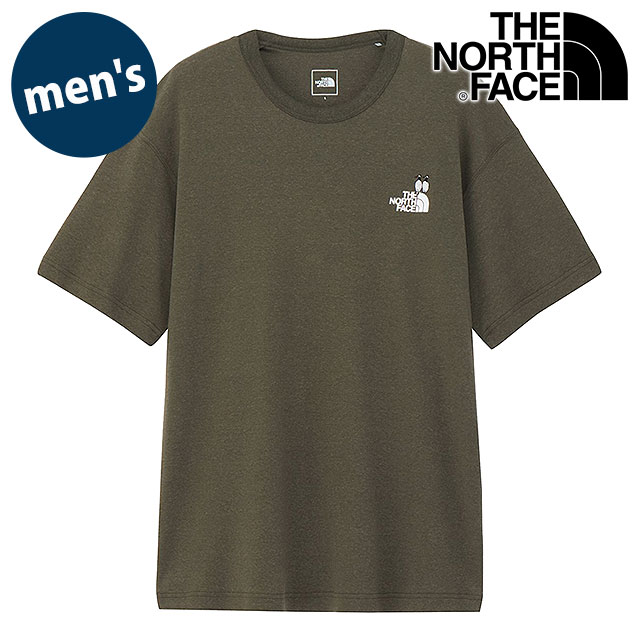 樂天商城 - 【最大100%ポイントバック】THE NORTH FACE ザ・ノース・フェイス Tシャツ メンズ ショートスリーブズーピッカーティー [NT32659-NT SS26] S/S Zoo Picker Tee ユニセックス トップス 半袖 ワンポイント UVケア カーキグリーン ニュートープ 【メール便可】 正規取扱店