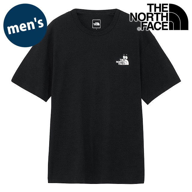 樂天商城 - THE NORTH FACE ザ・ノース・フェイス Tシャツ メンズ ショートスリーブズーピッカーティー [NT32659-K SS26] S/S Zoo Picker Tee ユニセックス トップス 半袖 ワンポイント UVケア 黒 ブラック 【メール便可】 正規取扱店