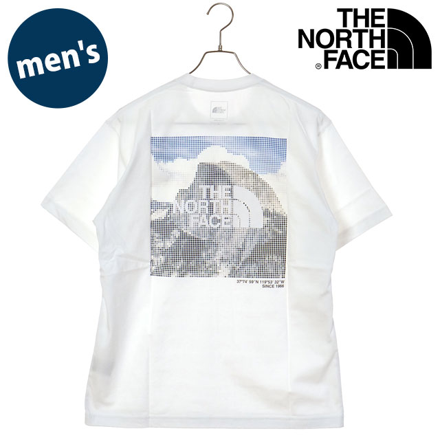 樂天商城 - 【最大100%ポイントバック】THE NORTH FACE ザ・ノース・フェイス Tシャツ メンズ ショートスリーブハーフドームデジタルスクエアロゴティー [NT32657-W SS26] S/S Half Dome Digital Square Logo Tee ユニセックス 半袖 吸水速乾 ホワイト 【メール便可】 正規取扱店