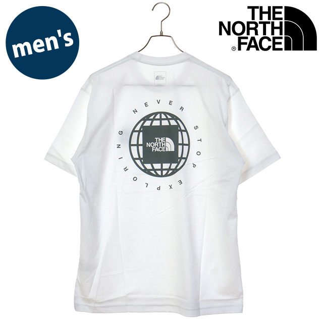 樂天商城 - 【最大100%ポイントバック】THE NORTH FACE ザ・ノース・フェイス Tシャツ メンズ ショートスリーブジオススクエアロゴティー [NT32633-W SS26] S/S GEO Square Logo Tee ユニセックス トップス 半袖 吸水速乾 バックプリント 白 ホワイト 【メール便可】 正規取扱店