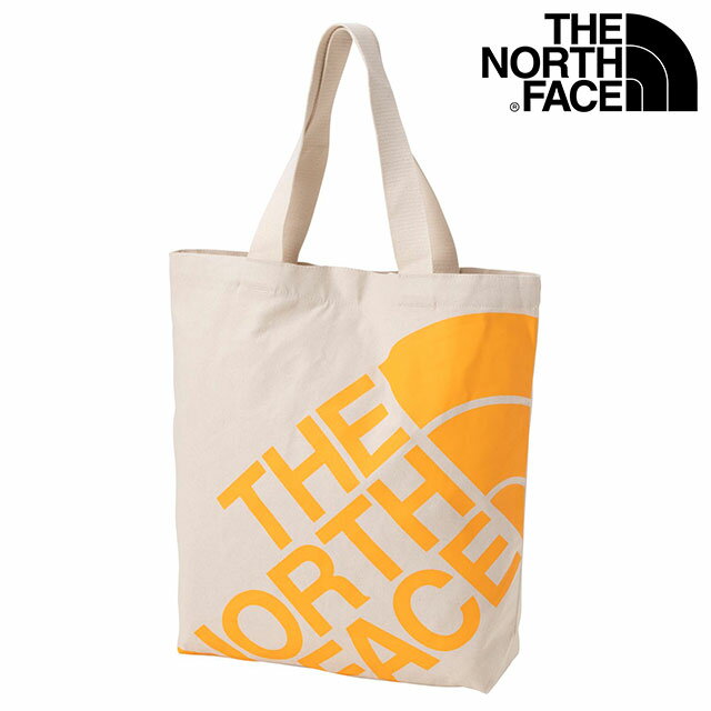 樂天商城 - 【最大100%ポイントバック】THE NORTH FACE ザ・ノース・フェイス ランプトートM [NM72608-NS SS26] Ramp Tote M メンズ・レディース 肩掛けキャンバストートバッグ オーガニックコットン 白 ナチュラル/サミットゴールド 【メール便可】 正規取扱店