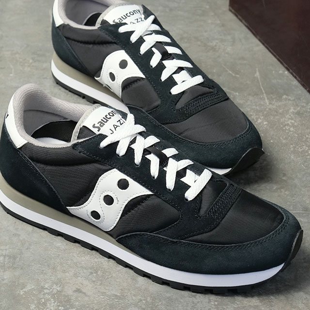 サッカニー Saucony スニーカー ジャズオリジナル [S2044-449 SS26] Jazz Original メンズ・レディース ユニセックス 靴 ローカットシューズ ウォーキング ジョギング ジム ブラック系 BLK/WHT 正規取扱店