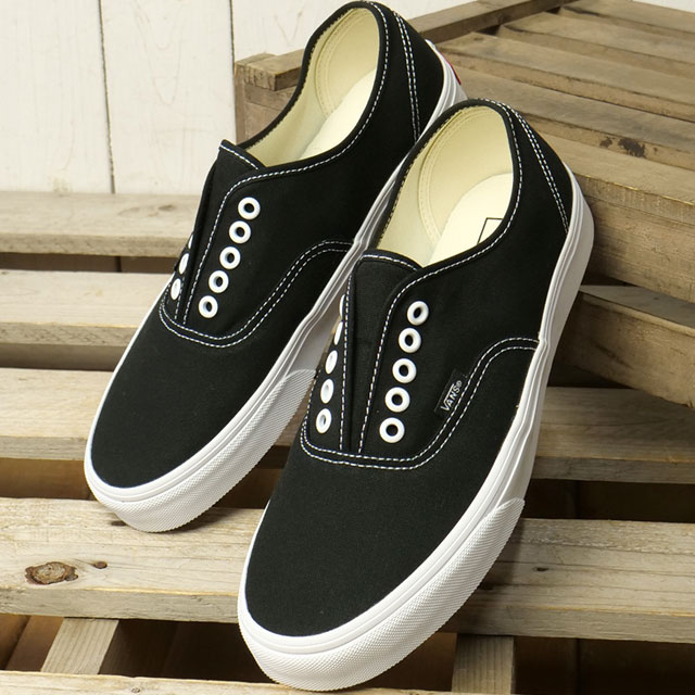 樂天商城 - 【最大100%ポイントバック】VANS バンズ スニーカー メンズ オーセンティック ゴア [VN000VA9BA2 SS26] Authentic Gore 靴 スリッポン ローカットシューズ ヴァンズ 60周年記念 ブラック BLACK/WHITE 正規取扱店