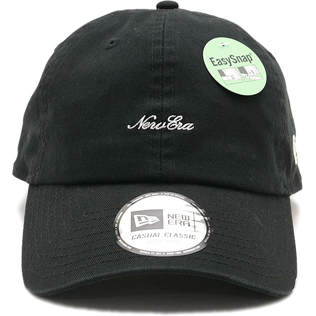 樂天商城 - 【最大100%ポイントバック】ニューエラ キャップ NEW ERA CAP カジュアルクラシック ストラップロゴ [14744722 SS26] Casual Classic STRAP LOGO メンズ・レディース ユニセックス 帽子 イージースナップ サイズ調整可能 ブラック 正規取扱店