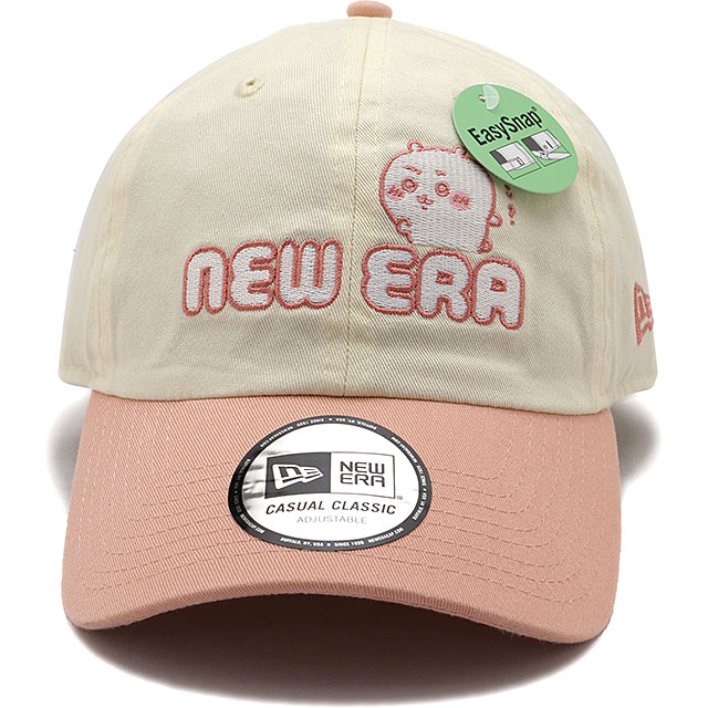 樂天商城 - 【最大100%ポイントバック】ニューエラ キャップ NEW ERA CAP カジュアルクラシック 2トーン ちいかわ [14864504 SS26] Casual Classic 2TONE CHIIKAWA メンズ・レディース ユニセックス 帽子 コラボ サイズ調整可能 ホワイト系 クロームホワイト/ダスティローズ 正規取扱店