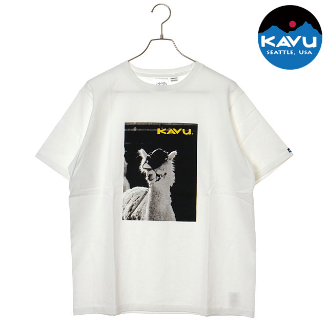 樂天商城 - 【最大100%ポイントバック】KAVU カブー メンズ フォトTシャツ ストラップキャップ [19822433 SS26] PhotoTee Strap Cap トップス 半袖 白 White 【メール便可】 正規取扱店