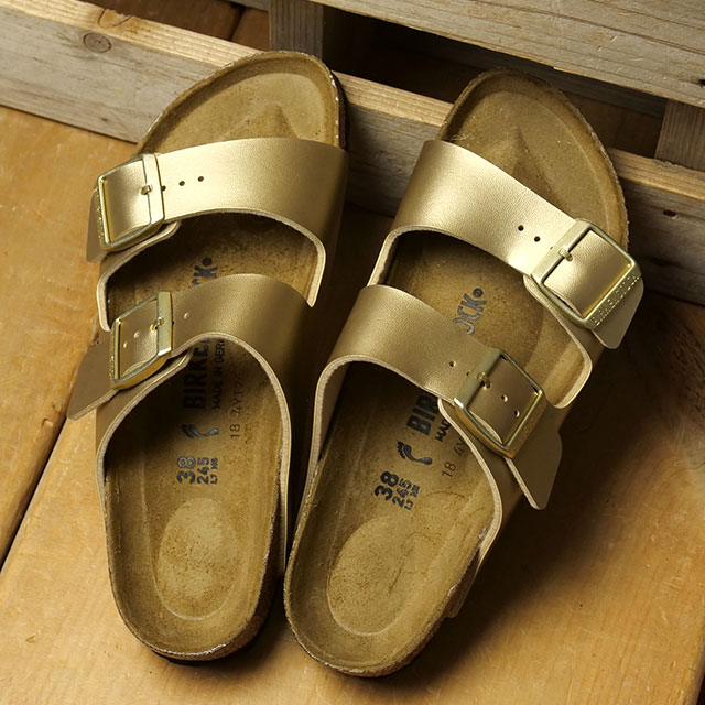 樂天商城 - 【最大100%ポイントバック】BIRKENSTOCK ビルケンシュトック サンダル レディース アリゾナ [1016111 SS26] ARIZONA 靴 ドイツ製 コンフォートサンダル ゴールド GOLD | BIRKO-FLOR 正規取扱店