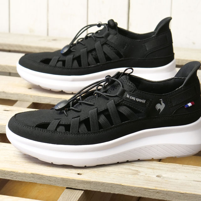【最大100%ポイントバック】ルコック le coq sportif スニーカー レディース LCS マルヌ SS SI [LU6SSN25LZ SS26Q2] LCS MARNE SS SI 靴 軽量 ランニングシューズ 黒 BKGY ブラック/グレー 正規取扱店