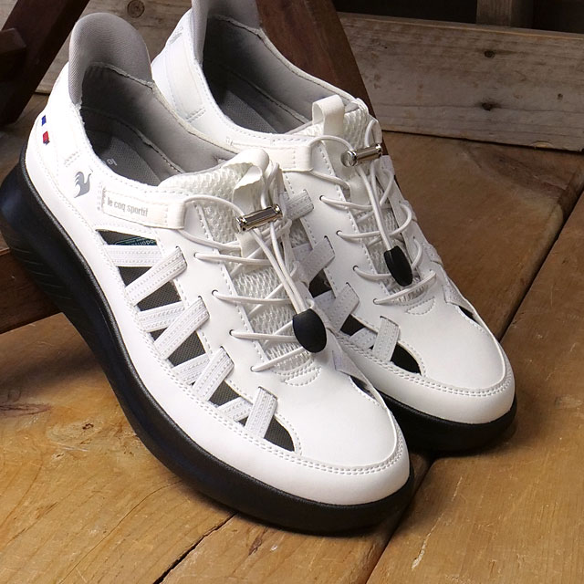 【最大100%ポイントバック】ルコック le coq sportif スニーカー レディース LCS マルヌ SS SI [LU6SSN25LZ SS26Q2] LCS MARNE SS SI 靴 軽量 ランニングシューズ 白 WHSL ホワイト/シルバー 正規取扱店