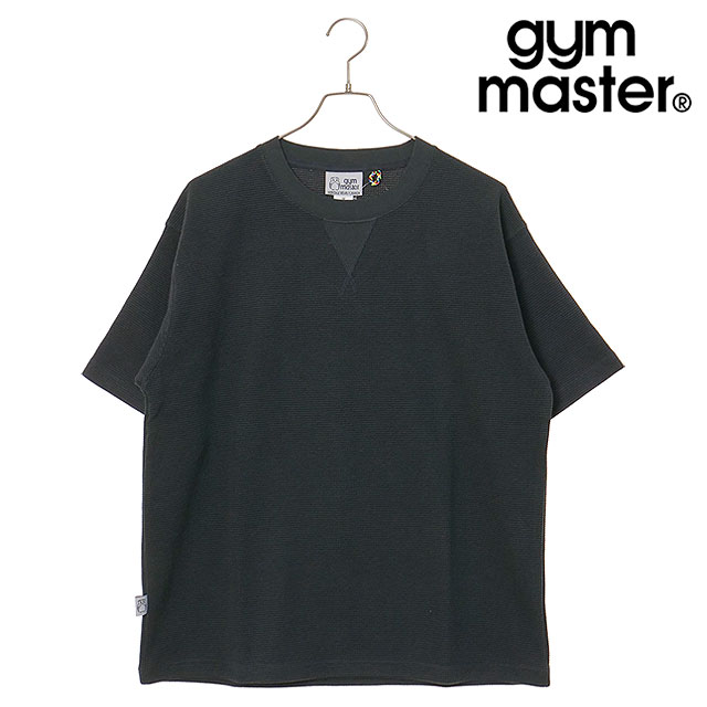 樂天商城 - 【最大100%ポイントバック】GYM MASTER ジムマスター メンズ 7.2ozドライワッフルクルーネック [G133780-04 SS26] トップス 半袖Tシャツ 吸水速乾 グレー チャコール 【メール便可】 正規取扱店