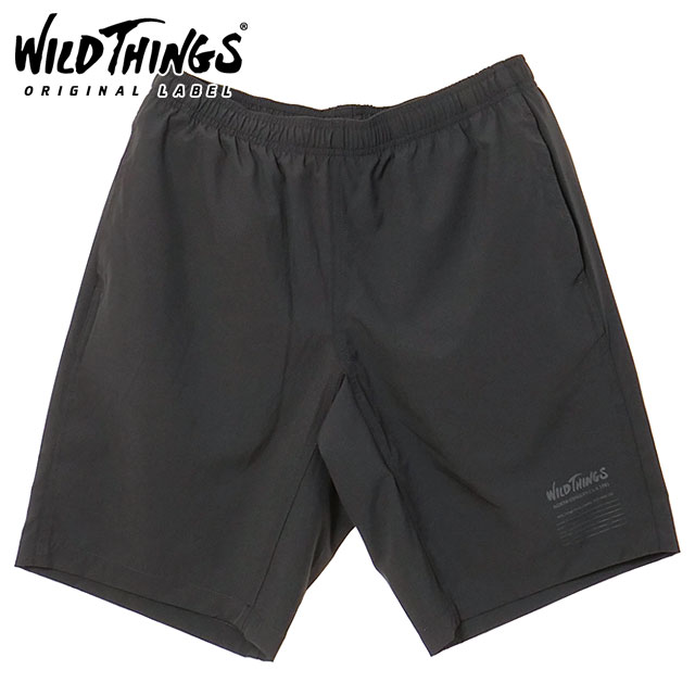 樂天商城 - 【最大100%ポイントバック】WILD THINGS ワイルドシングス メンズ ベースショーツ [WT26044AD SS26] BASE SHORTS ボトムス ハーフパンツ 短パン グレー GRAY 【メール便可】 正規取扱店