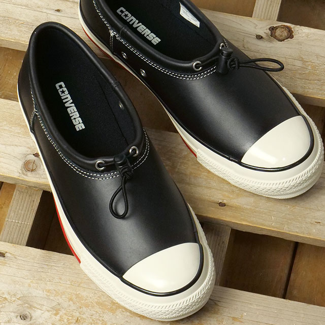 樂天商城 - 【最大100%ポイントバック】CONVERSE コンバース メンズ スニーカー オールスター エイジド TG OX [31317121 SS26] ALL STAR AGED TG OX 靴 レザー シューズ スリッポン ブラック 正規取扱店