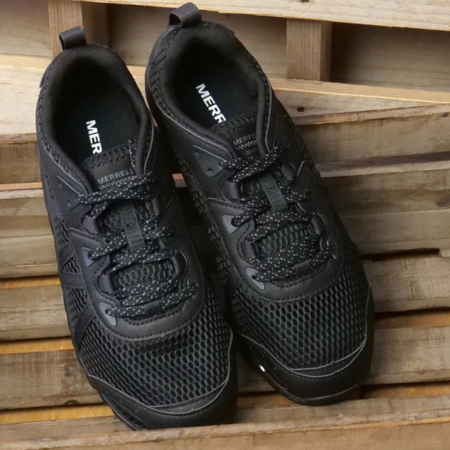 【最大100%ポイントバック】メレル MERRELL レディース マイポ 3 エアロスポーツ [J00003301 SS26] W MAIPO 3 AEROSPORT アウトドアシューズ メッシュアッパー スニーカー タウン ブラック 正規取扱店
