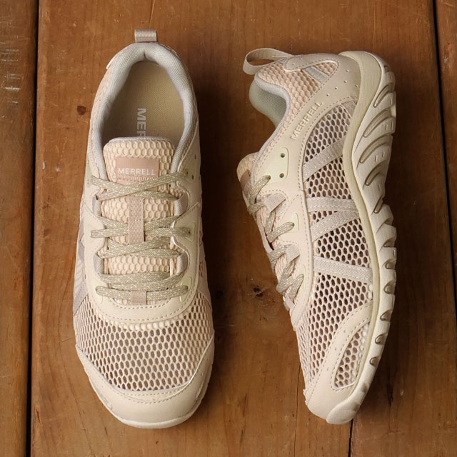 【最大100%ポイントバック】メレル MERRELL レディース マイポ 3 エアロスポーツ [J00003303 SS26] W MAIPO 3 AEROSPORT アウトドアシューズ メッシュアッパー スニーカー タウン POPLAR ベージュ系 正規取扱店