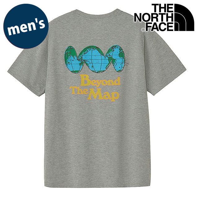 樂天商城 - 【最大100%ポイントバック】THE NORTH FACE ザ・ノース・フェイス Tシャツ メンズ ショートスリーブイーエスビヨンドザマップティー [NT32684-Z SS26] S/S ES Beyond The Map Tee ユニセックス 半袖 パフォーマンスウェア 灰 ミックスグレー 【メール便可】 正規取扱店