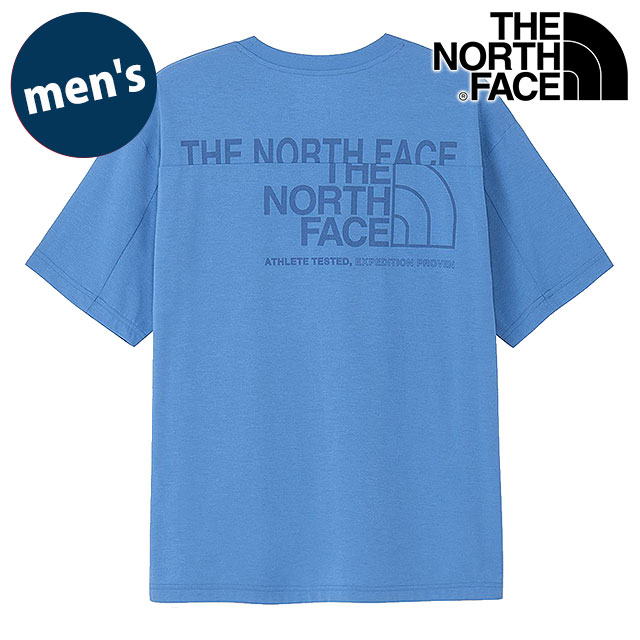 樂天商城 - 【最大100%ポイントバック】THE NORTH FACE ザ・ノース・フェイス Tシャツ メンズ ショートスリーブイーエスロゴワイドティー [NT32585-MN SS26] S/S ES Logo Wide Tee ユニセックス トップス 半袖 パフォーマンスウェア マリーナブルー 【メール便可】 正規取扱店