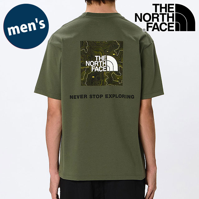 【最大100%ポイントバック】ザ・ノース・フェイス THE NORTH FACE Tシャツ メンズ ショートスリーブバックスクエアトラバースロゴティー [NT32543-NT SS26] S/S Back Square Traverse Logo Tee ユニセックス 半袖 ニュートープ 【メール便可】 正規取扱店