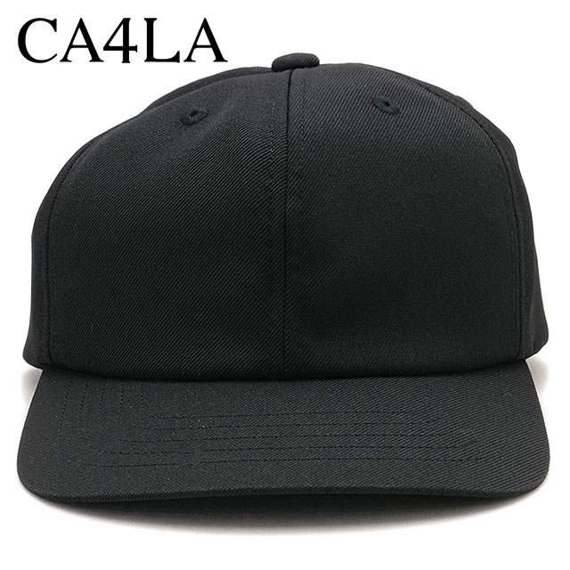 樂天商城 - 【最大100%ポイントバック】CA4LA カシラ ウォッシャブル ベースボールキャップ [ZKN02644 SS26] WASHABLE ZV 6P CAP13 メンズ・レディース ユニセックス 帽子 7パネル シンプル ベーシック ブラック BLACK 正規取扱店