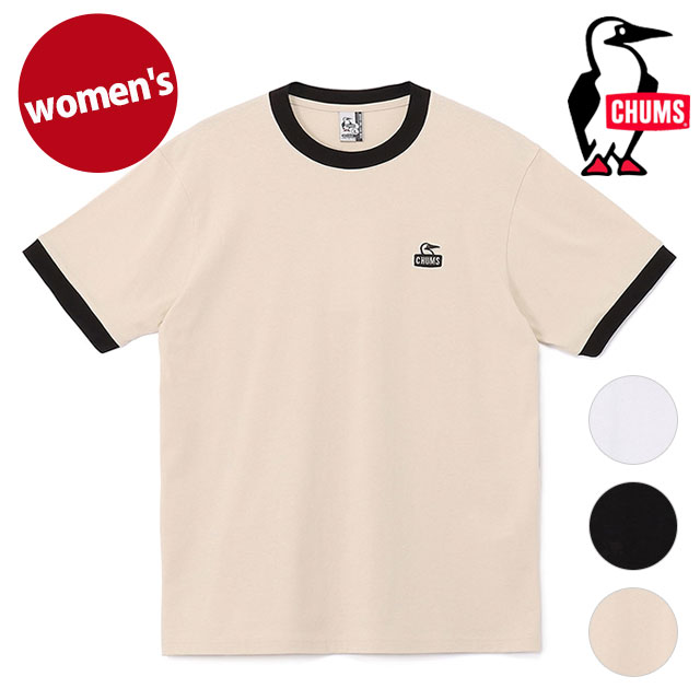CHUMS チャムス レディース カーンズリンガーTシャツ  W Kearns Ringer T-Shirt トップス 半袖 レトロ  正規取扱店
