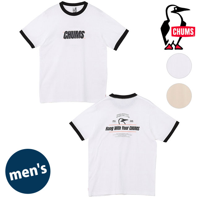 Rakuten - 【最大100%ポイントバック】CHUMS チャムス メンズ カーンズリンガーHWYC Tシャツ [CH01-2710 SS26] M Kearns Ringer HWYC T-Shirt トップス 半袖 レトロ 【メール便可】 正規取扱店
