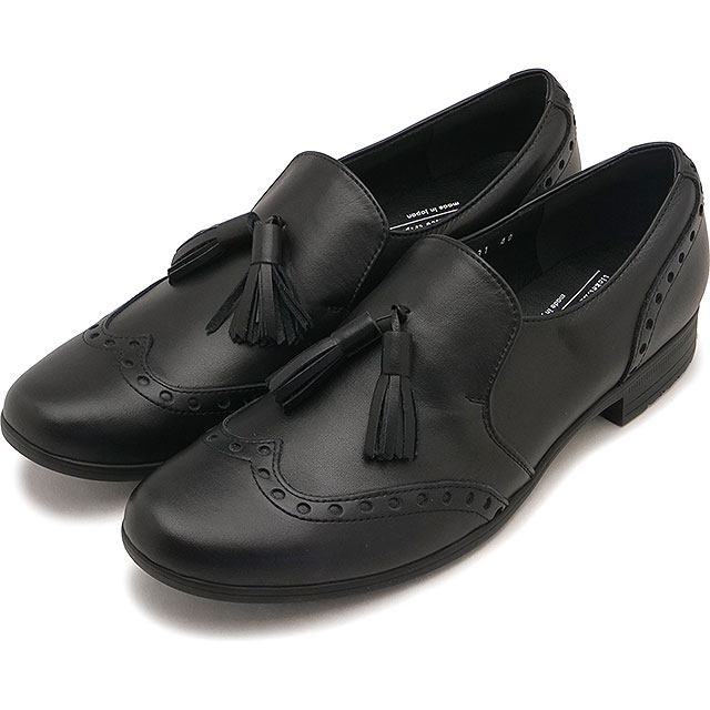 【最大100%ポイントバック】返品交換送料無料 ショセ トラベルシューズ TRAVEL SHOES by chausser レザーシューズ レディース タッセルスリッポンシューズ [TR-031 SS26] Tassel Slip-on shoes 靴 日本製 生活防水 ビブラムソール ブラック BL 正規取扱店 2