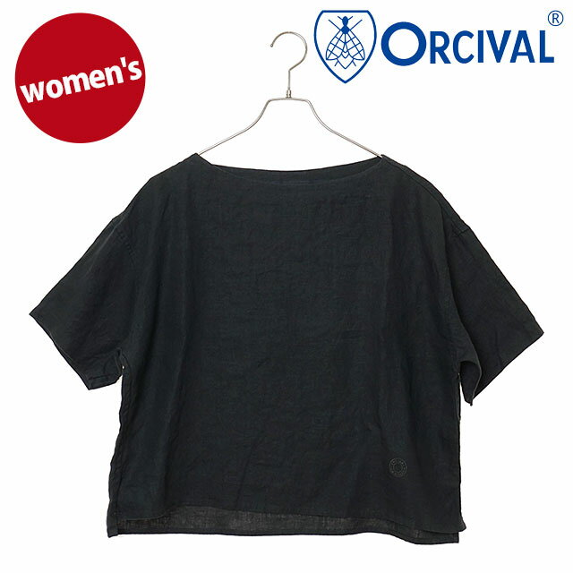 樂天商城 - ORCIVAL オーシバル レディース ボートネックプルオーバー [OR-B0388-YLM SS26] BOAT NECK PULLOVER トップス カットソー 半袖シャツ グレー CHARCOAL 【メール便可】 正規取扱店