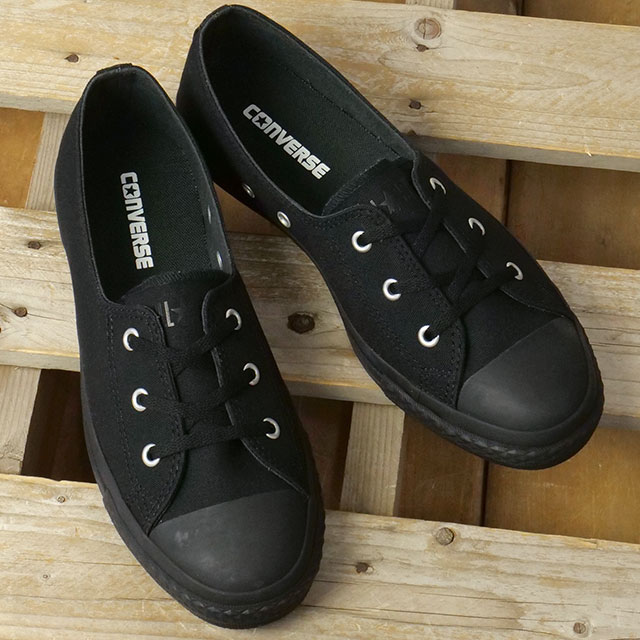 樂天商城 - 【最大100%ポイントバック】CONVERSE コンバース スニーカー レディース オールスター LP パンプス ローカット [31318271 SS26Q2] ALL STAR LP PUMPS OX 靴 シューズ 黒 BLACKMONOCHROME 正規取扱店