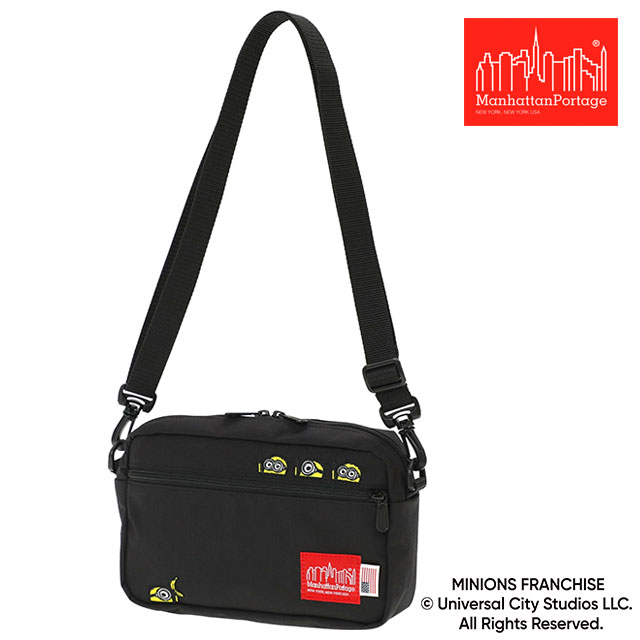 樂天商城 - 【最大100%ポイントバック】コラボ Manhattan Portage マンハッタンポーテージ ジョガーバッグ ミニオンズ [MP1404L2MNOS SS26] JOGGER (L) JPN VER2/MINIONS メンズ・レディース ユニセックス 鞄 ショルダーバッグ 黒 Black 正規取扱店
