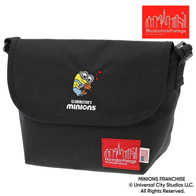 樂天商城 - 【最大100%ポイントバック】コラボ Manhattan Portage マンハッタンポーテージ ナイロンメッセンジャーバッグ ミニオンズ [MP1605JRBPDMGNTMNOS SS26] NYLON MESSENGER BAG JR (SM)/MINIONS メンズ・レディース ユニセックス 鞄 ショルダーバッグ 黒 Black 正規取扱店
