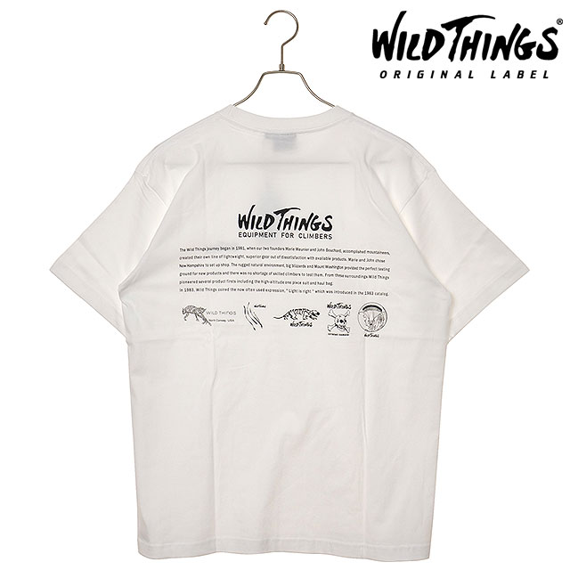 樂天商城 - 【最大100%ポイントバック】WILD THINGS ワイルドシングス メンズ オールドアイコンズTシャツ [WT26057K SS26] OLD ICONS TEE トップス 半袖 クルーネック 白 WHITE 【メール便可】 正規取扱店