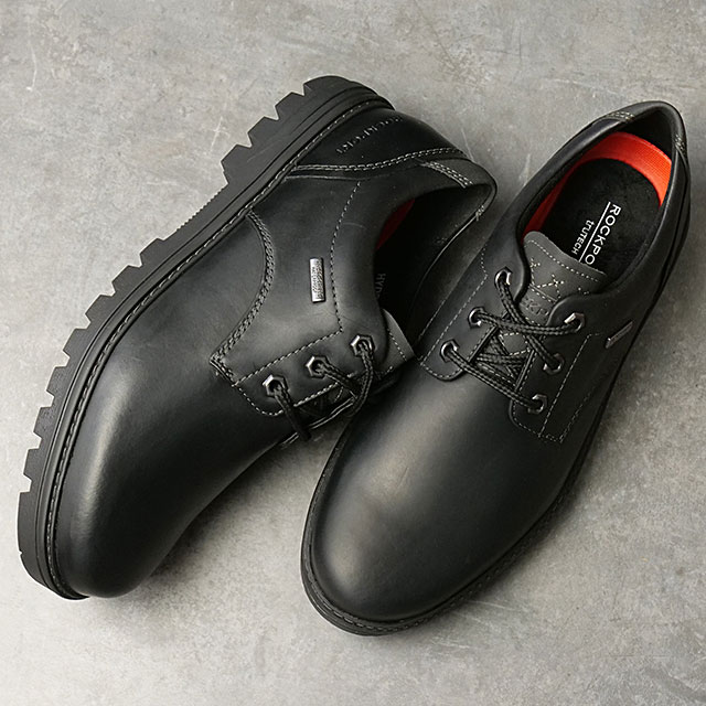 【40％OFF／SALE】ロックポート ROCKPORT スニーカー メンズ ウェザーオアノット プレーントゥ オックスフォード [RPI-CI6154W] WEATHER OR NOT PLAIN TOE OXFORD 革靴 カジュアルシューズ 防水レザー ワイドワイズ 黒 BLACK-LEA 正規取扱店【ts】【e】
