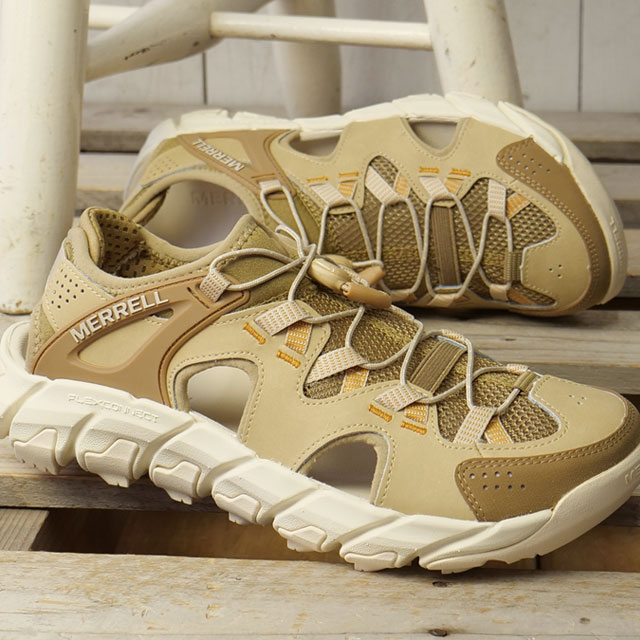 樂天商城 - 【最大100%ポイントバック】MERRELL メレル レディース マイポ エクスプローラー シーブ [J038478 SS26] W MAIPO EXPLORER SIEVE 水陸両用ハイキングサンダル スニーカー タウン アウトドアシューズ LATTE ベージュ系 正規取扱店