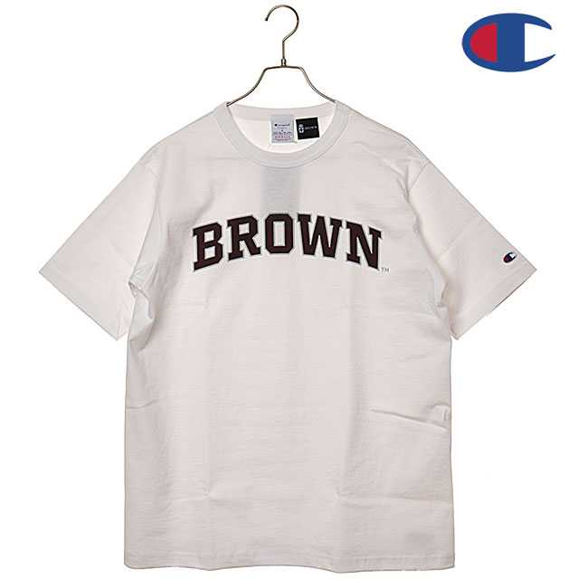 樂天商城 - Champion チャンピオン MADE IN USA Tシャツ メンズ T1011 ショートスリーブ ティーシャツ [C5-D305 SS26] T1011 SHORT SLEEVE T-SHIRT トップス 半袖 ヘビーウェイトコットン カレッジTee BROWN ホワイト WHITE 【メール便可】 正規取扱店